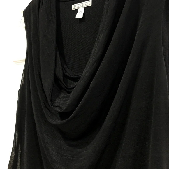 Dana Buchman Draped Front Tank Sleeveless Top XL - Picture 2 of 7